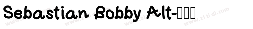 Sebastian Bobby Alt字体转换